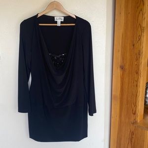 Joseph Ribkoff black cocktail dress